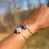 Thumbnail: Lapiz Lazuli • Gold Plated • Goddess Bangle • Hypoallergenic 