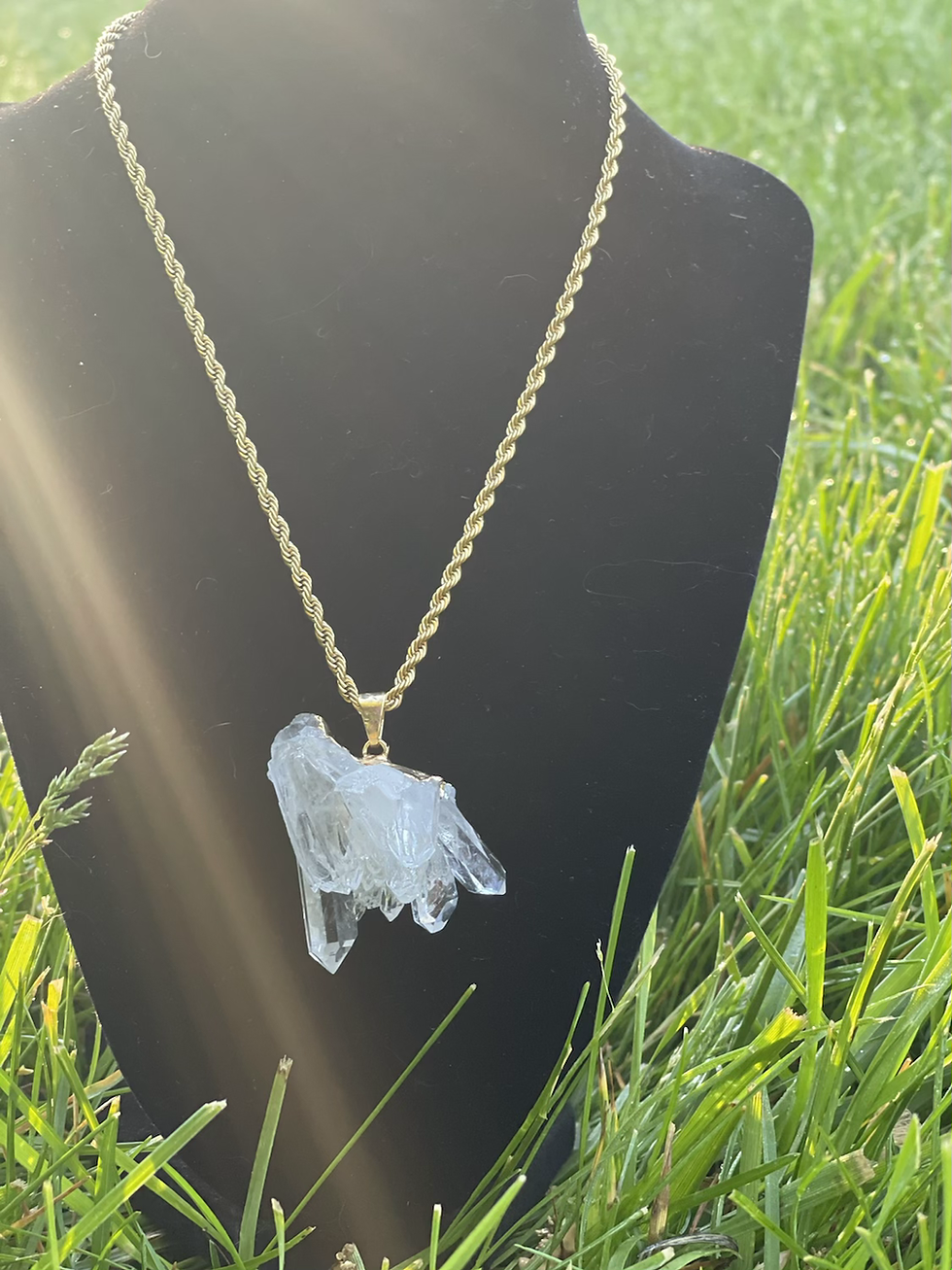Thumbnail: Natural Clear Quartz Cluster ~ 16”
