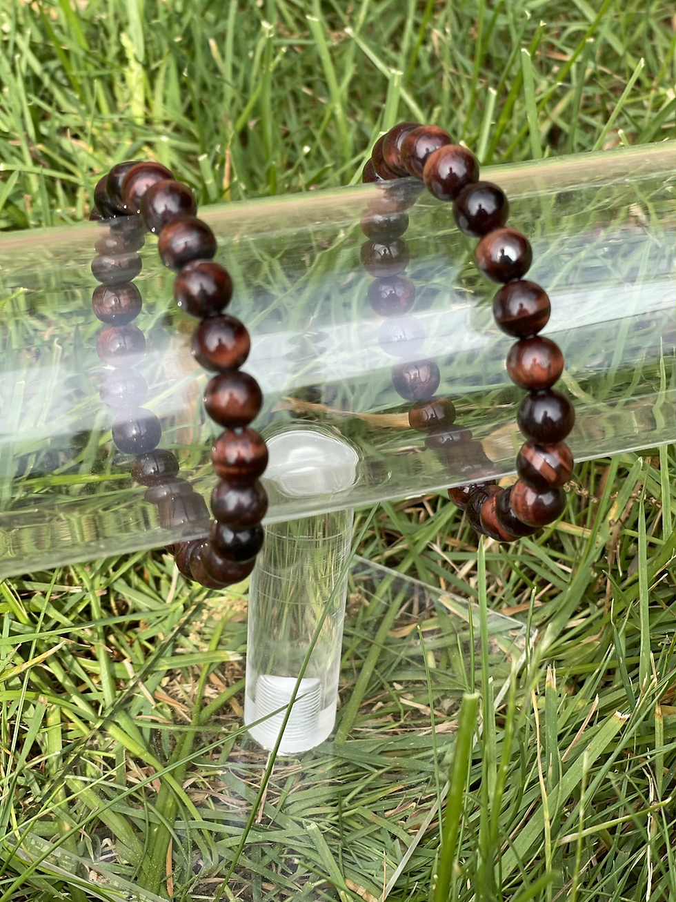 Thumbnail: Red Tigers Eye Bracelet 