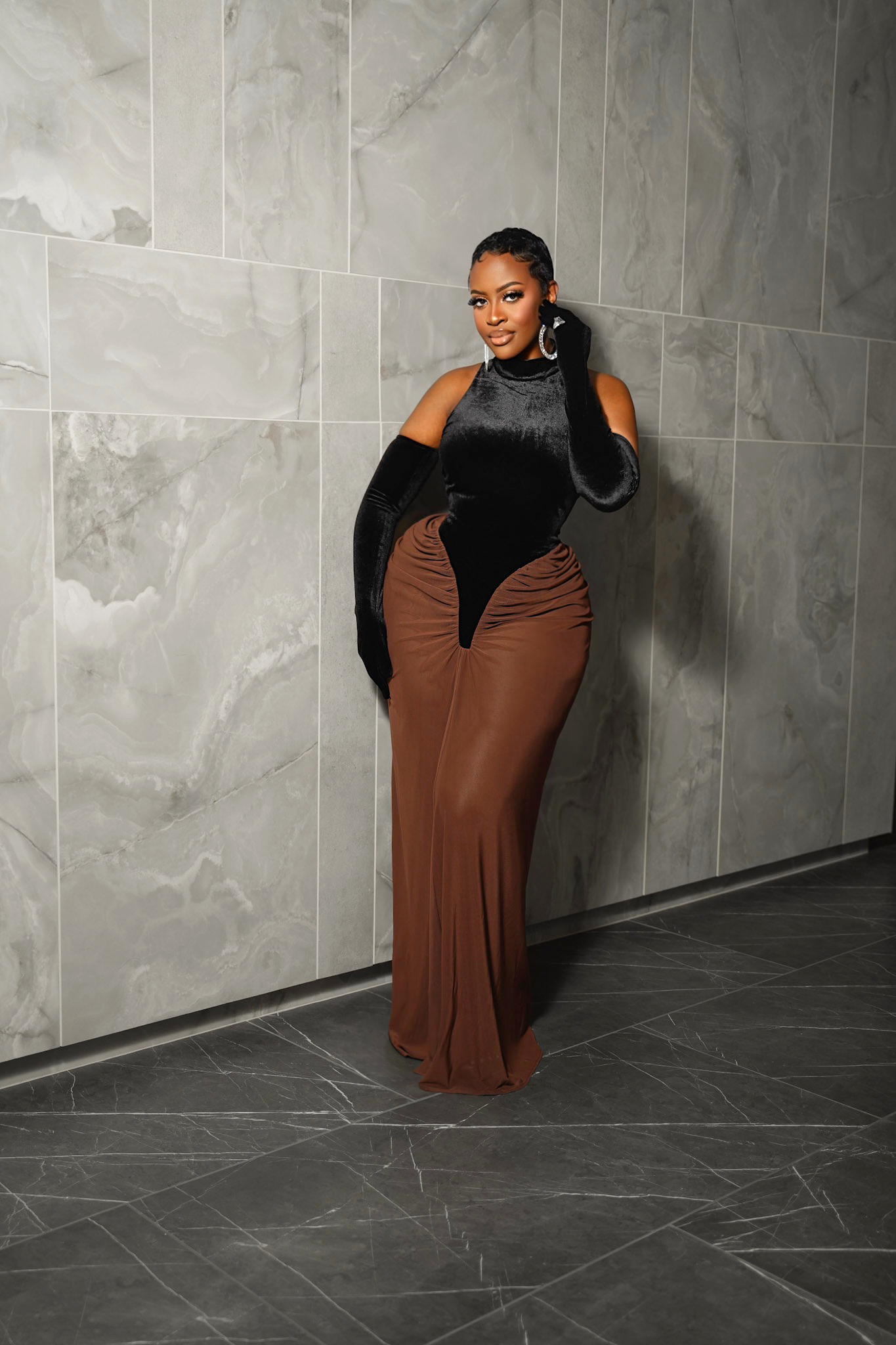 Monroe Halterneck Dress 