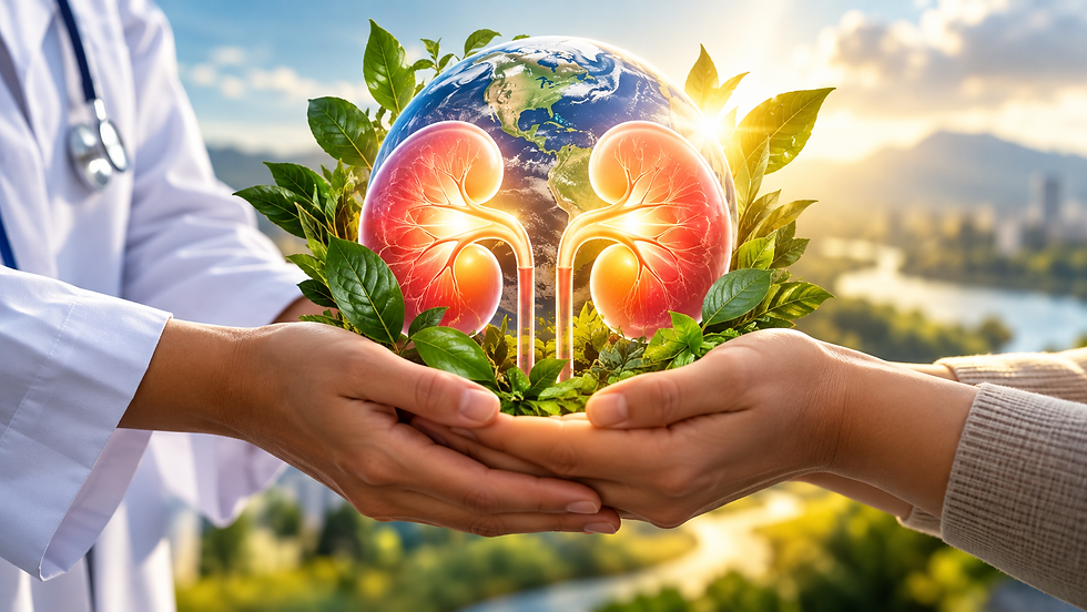Salud renal para todos: cuidar a las personas también significa proteger nuestro planeta