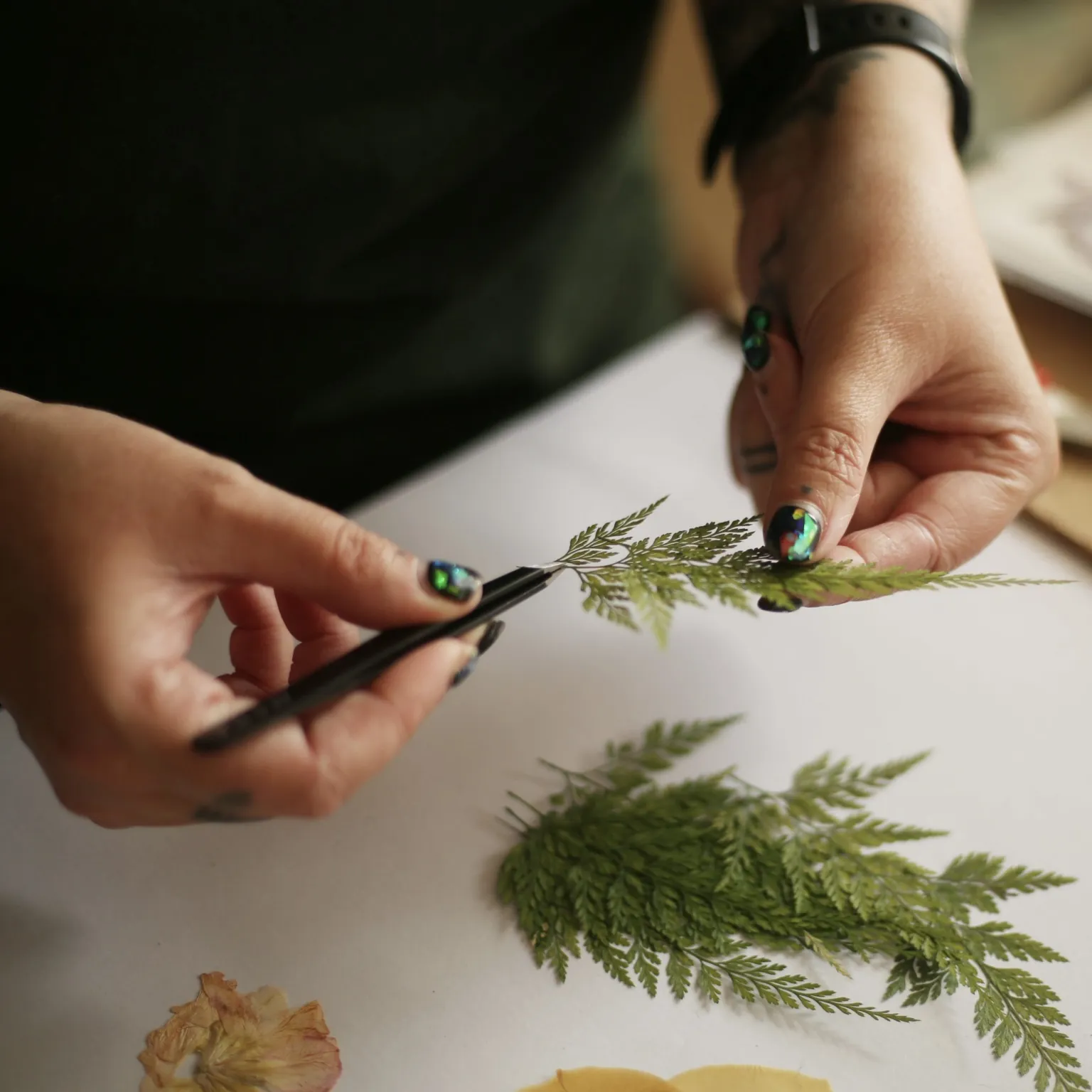 The process of preserving wedding flowers