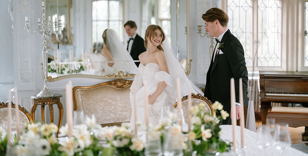 Luxury wedding flowers Peak District Thornbridge Hall