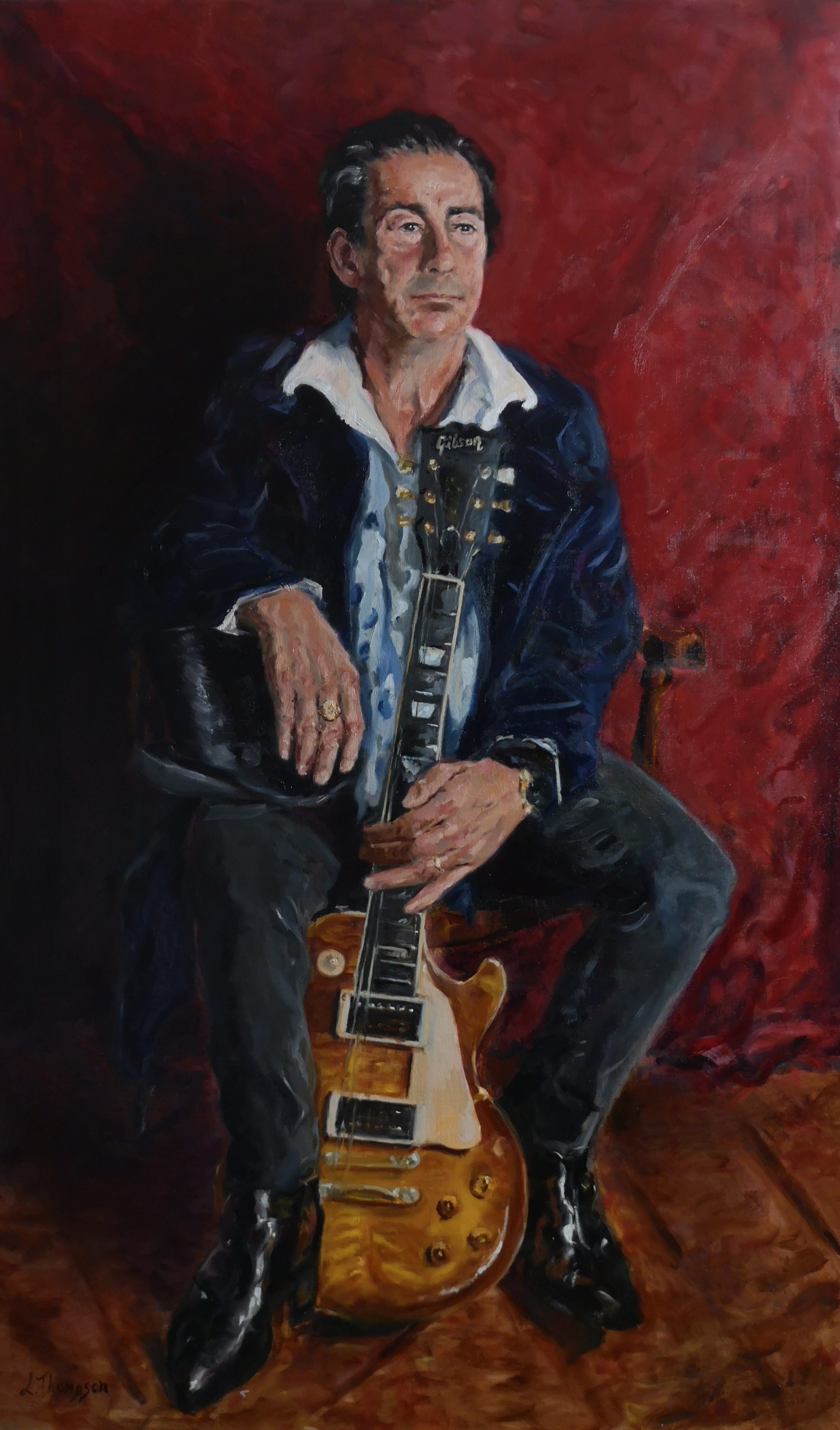 Dad with Guitar and Top Hat