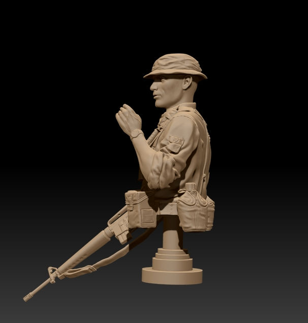 Thumbnail: Vietnam Bust 1967 Green Beret