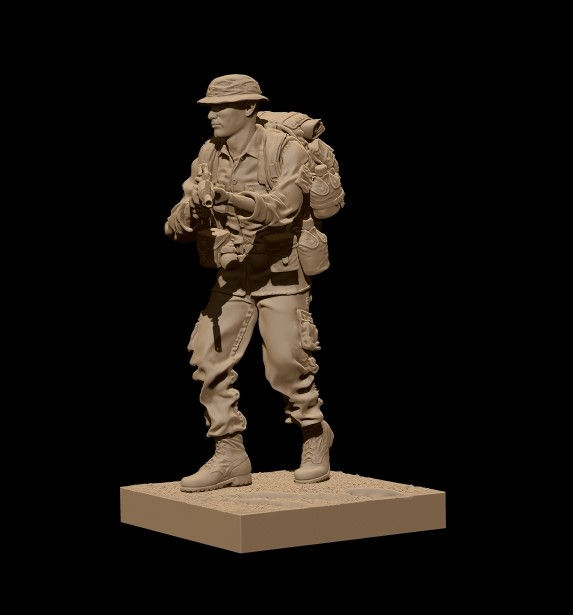 Thumbnail: LRRP 'BRAVO' TROOP LARGE SCALE ONLY FIGURE 1/12 and 200mm