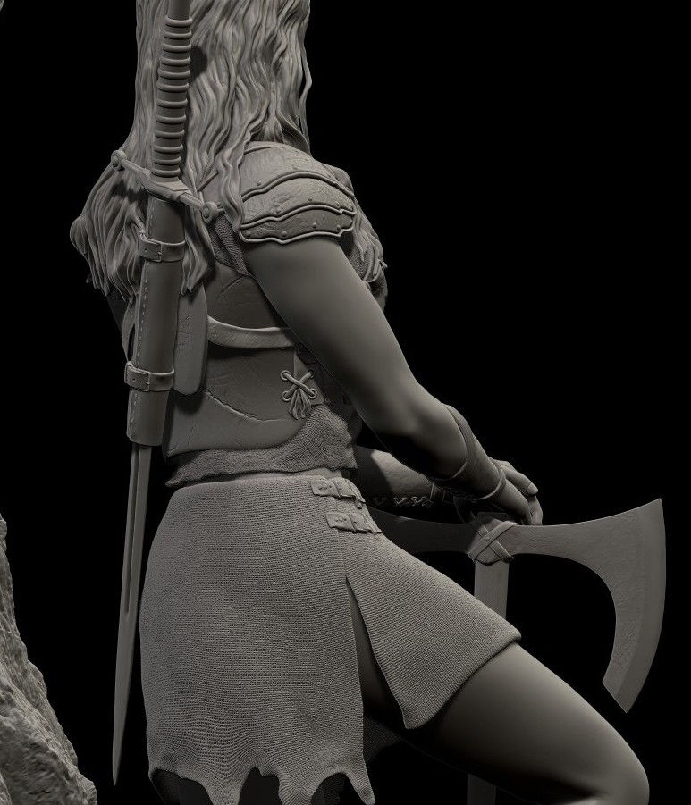 Thumbnail: VALDA - DEFENDER OF THE REALM 1/24 & 1/16 SCALE COLLECTORS FIGURE FROM £55