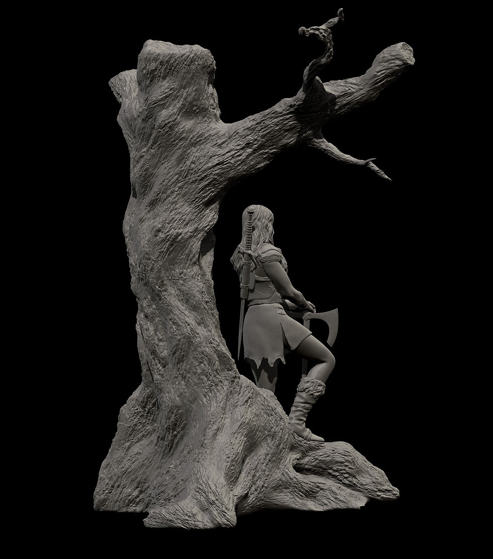Thumbnail: VALDA - DEFENDER OF THE REALM 1/24 & 1/16 SCALE COLLECTORS FIGURE FROM £55