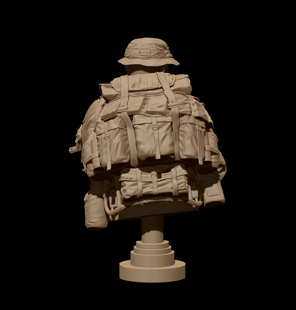 Thumbnail: Vietnam Elite - 1/9 Scale Twin Bust Pack LRRP and Green Beret