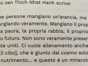 quando mangi, mangia e basta