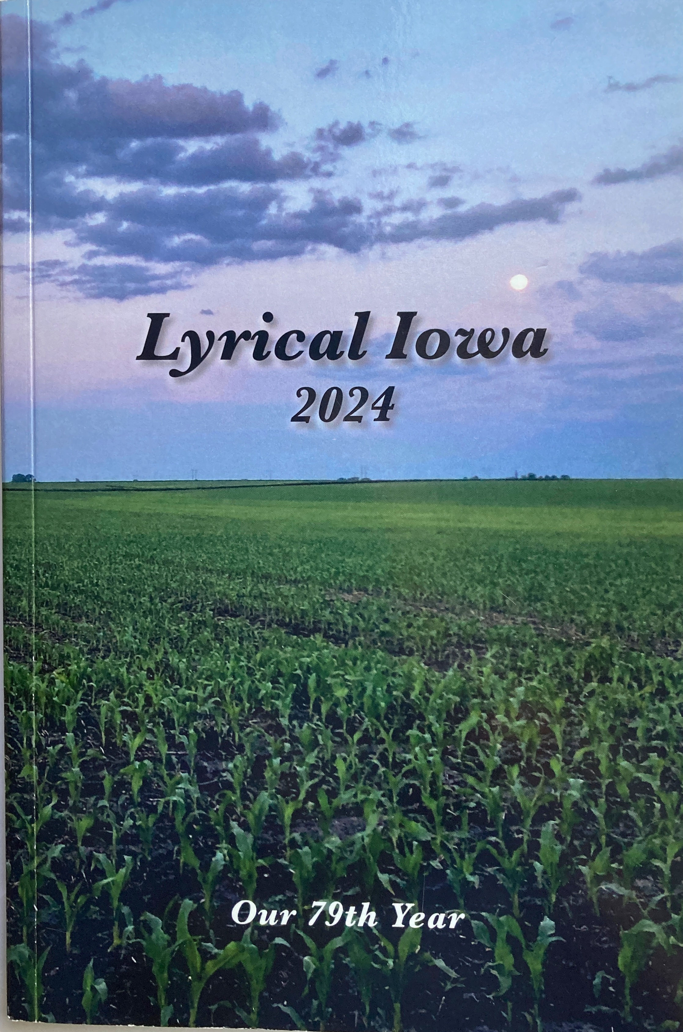 2024 Lyrical Iowa Cover with photo of Iowa countryside