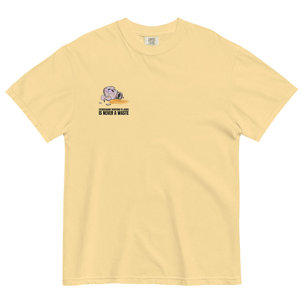 Thumbnail: EXTRAVAGANT DEVOTION Heavyweight T-Shirt