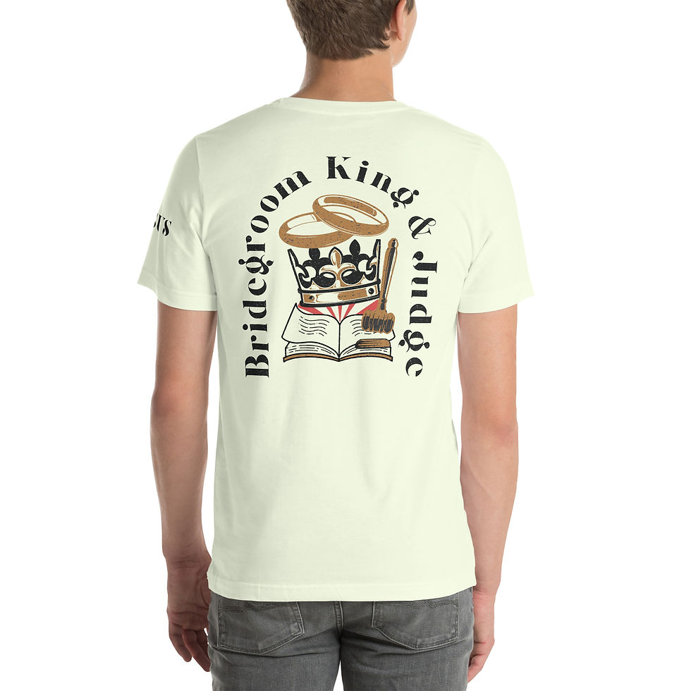Thumbnail: 'Jesus: Bridegroom, King, & Judge' Unisex T-shirt