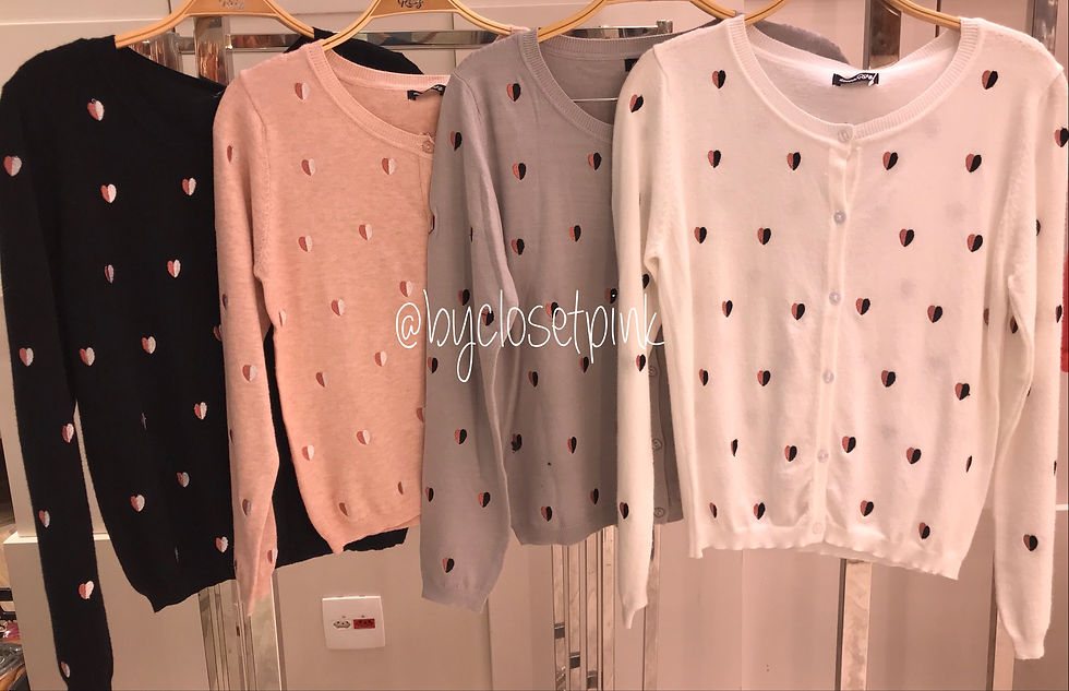 Miniatura: Cardigan Coração 