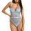 Miniatura: body en maille BABYDOLL bleu clair