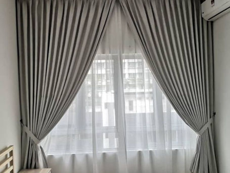"Luxury curtain designs for living rooms – Chennimalai"