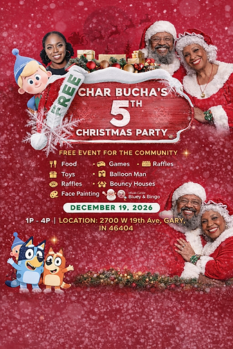 Holiday gift giveaway for families in Northwest, Indiana.
