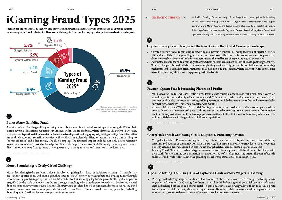 Thumbnail: iGaming Fraud Report 2025: An In-Depth Analysis of Gambling Fraud Attack Types,