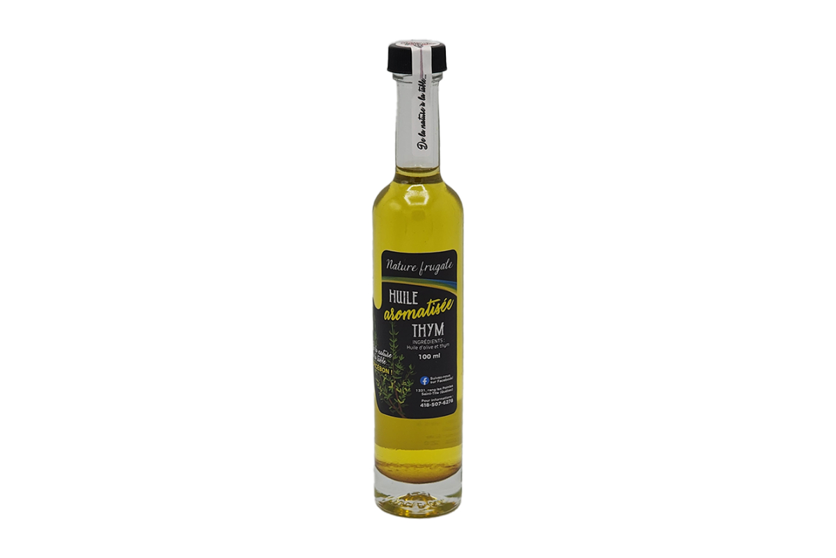 Huile aromatisée thym