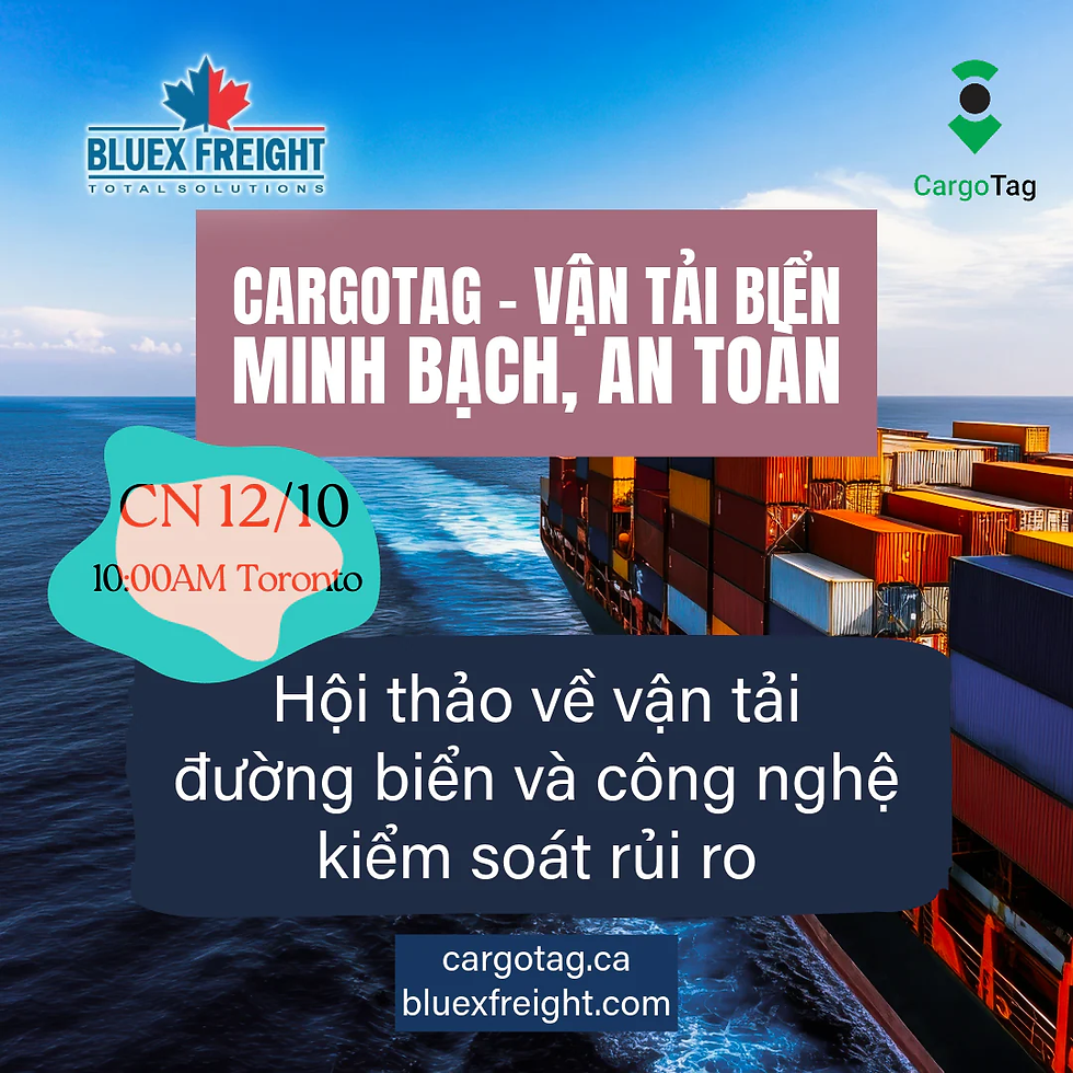 Hội Thảo Online “CargoTag - Vận Tải Biển Minh Bạch Và An Toàn”