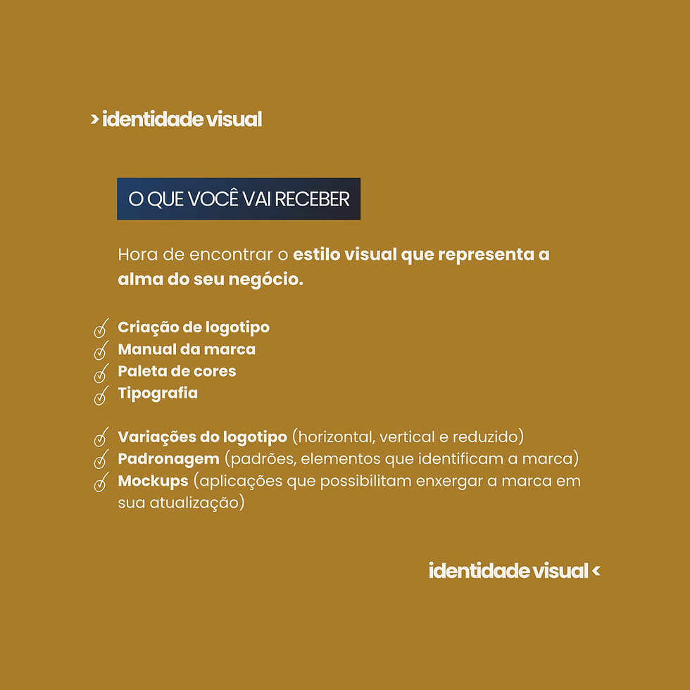 Detalhes Serviço de Identidade Visual