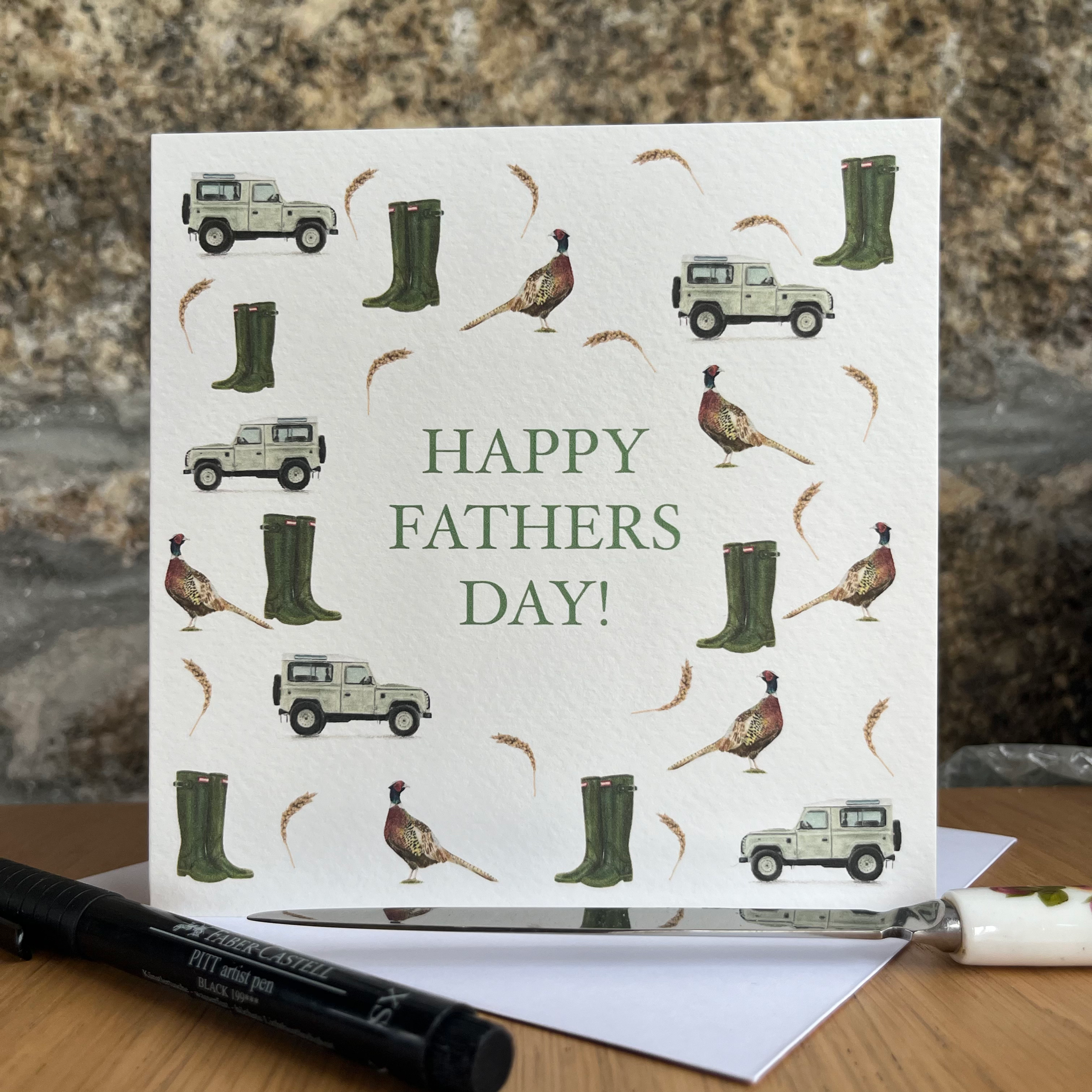 Happy Father’s Day Country Greeting Card