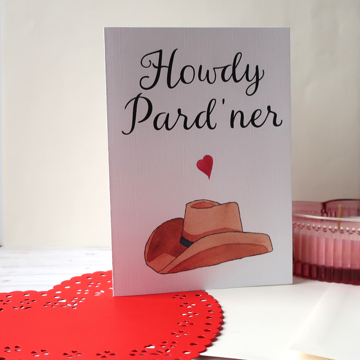 Thumbnail: Gay Card | Howdy Pard'ner | Valentines | Anniversary