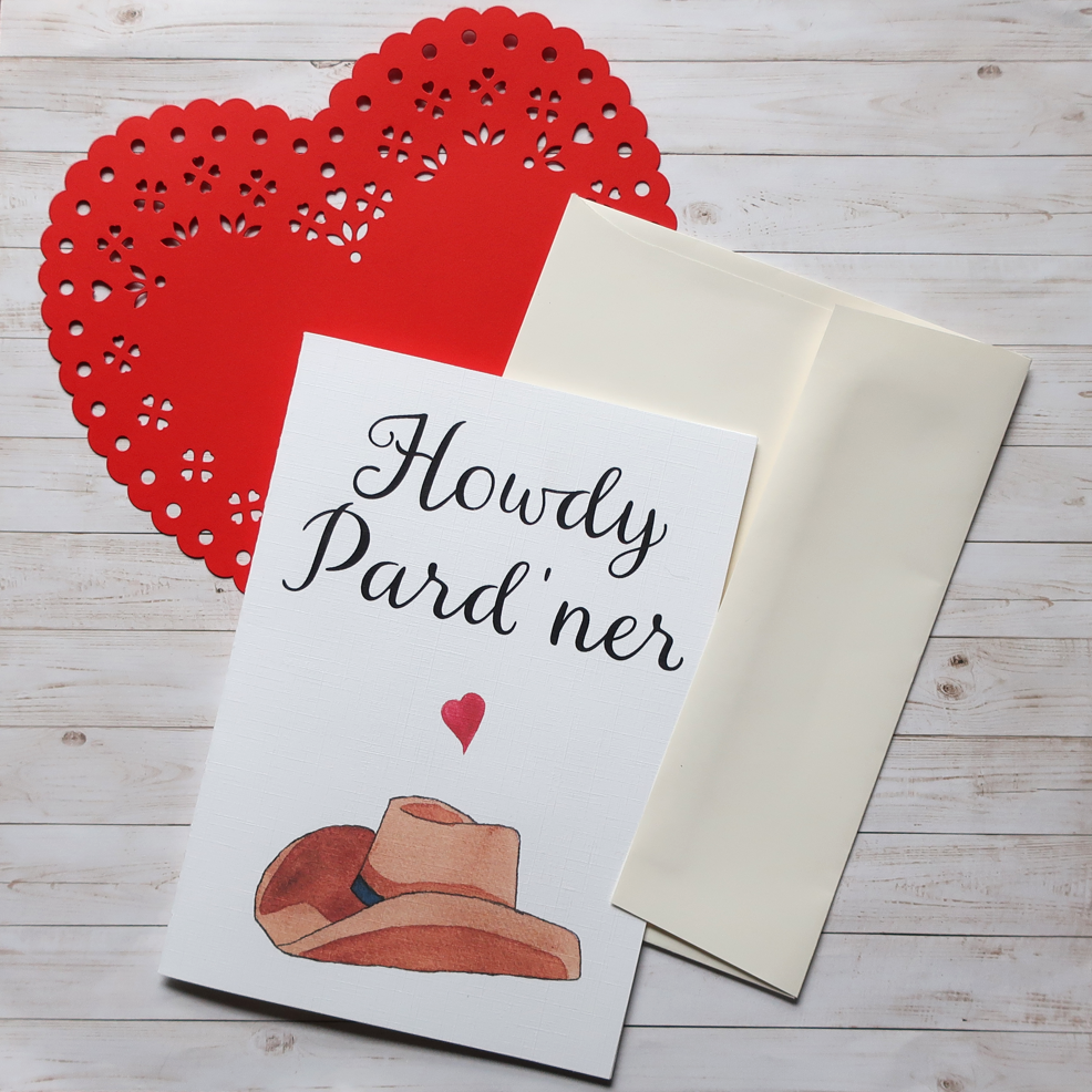 Gay Card | Howdy Pard'ner | Valentines | Anniversary