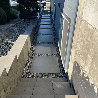 custom broom finish walkway