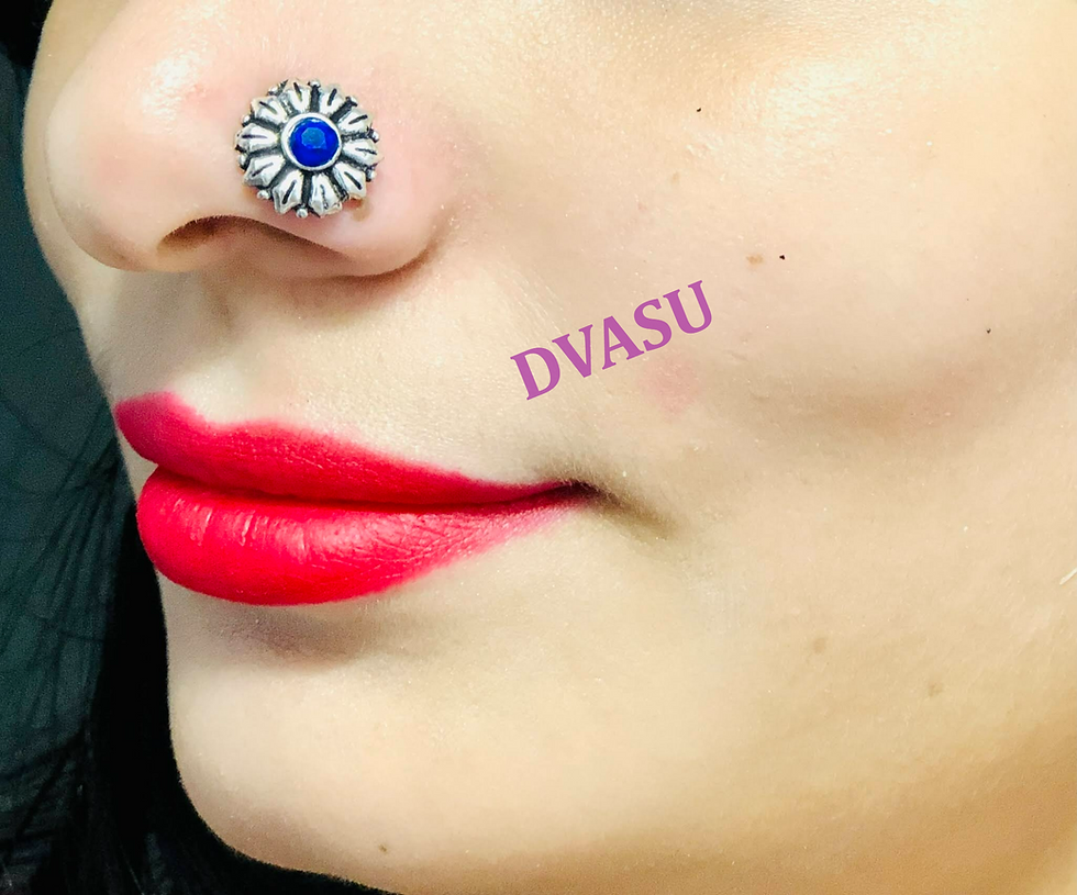 Premium Quality Oxidized Nosepin For Women and Girls