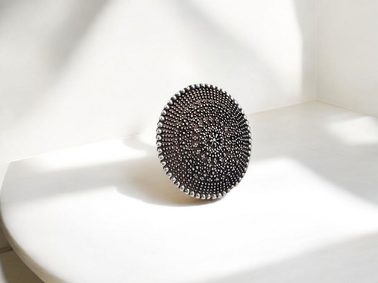 Timeless Beauty: DVasu Oxidized Adjustable Ring