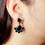 Thumbnail: DVASU Elegant Oxidized Stone Stud Earrings – Timeless Charm & Style