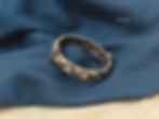 DVASU Oxidised Silver Replica Two Tone Bangle Screw Type for Women