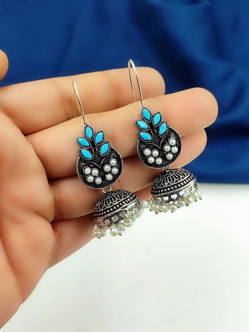 DVASU SoneBugadi Jhumki Earrings: Classic Elegance with a Golden Touch