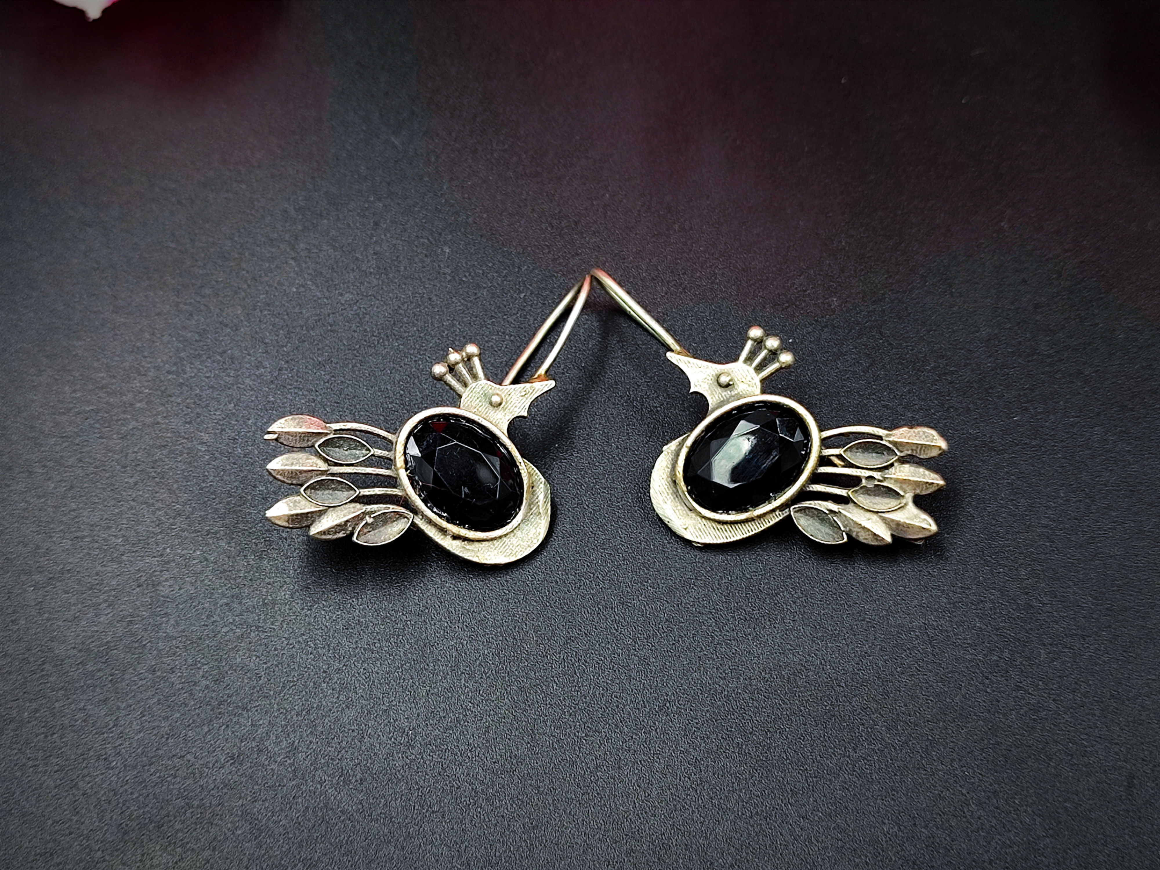 Premium Quality Bird Design Stone Bugadi Earrings for women and gi