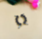 Oxidised Silver Earcuff Earring Brass Lightweight Traditional Ethnic Jew
