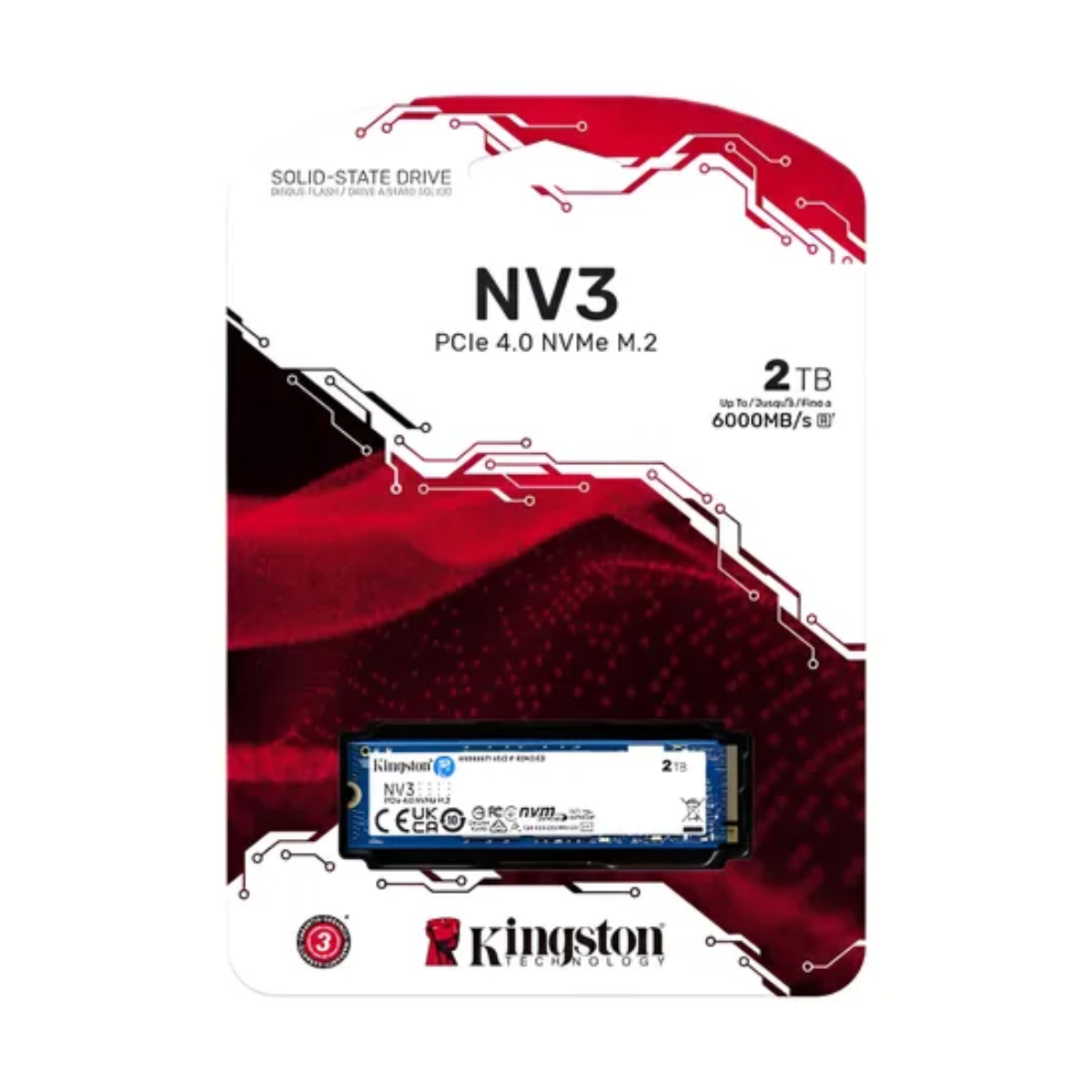 SSD NV3 2 TB M.2 PCIe 4.0 NVMe Kingston