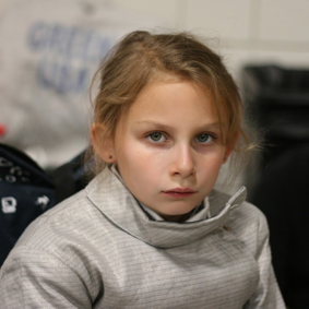 Mylene waiting to start