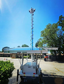 LVT MOBILE SURVEILLANCE UNIT WITH POLICE LIGHTS LOS ANGELES