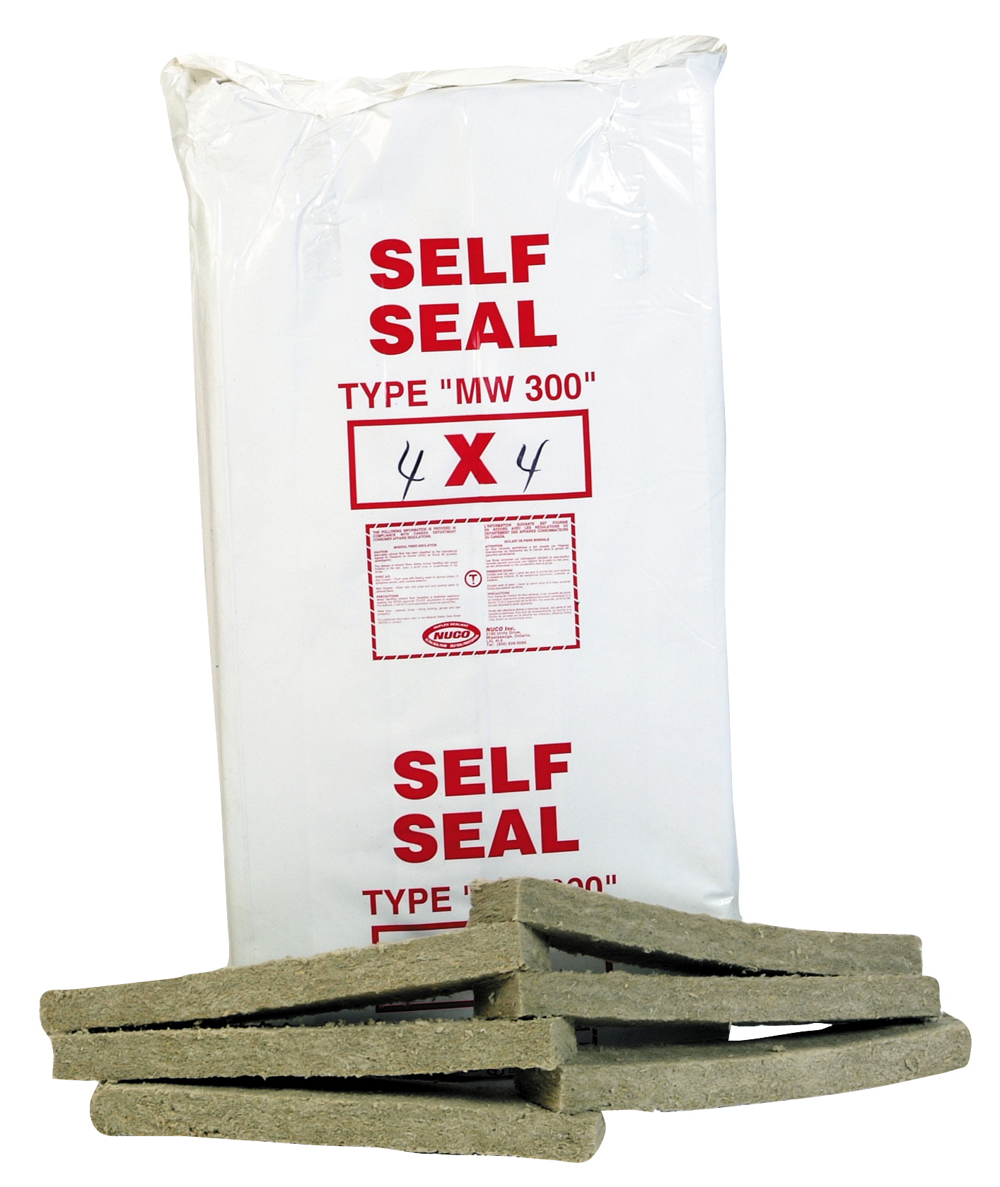 MW-300 - Mineral Wool 4 ft. Lengths - 25 lbs