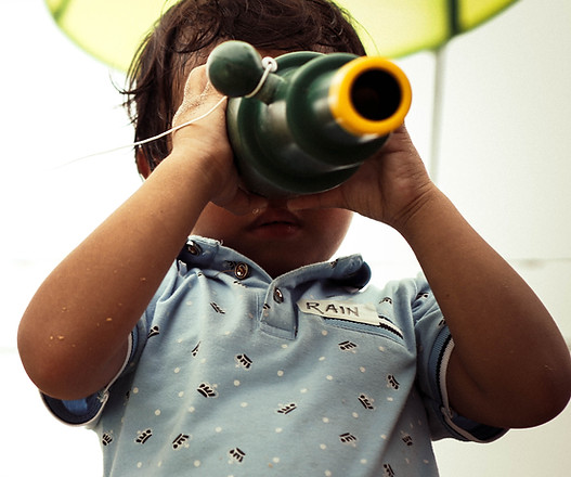 Child in a playground