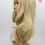 Thumbnail: W88 Sandy Blonde Long Wavy Synthetic Skin Top Wig