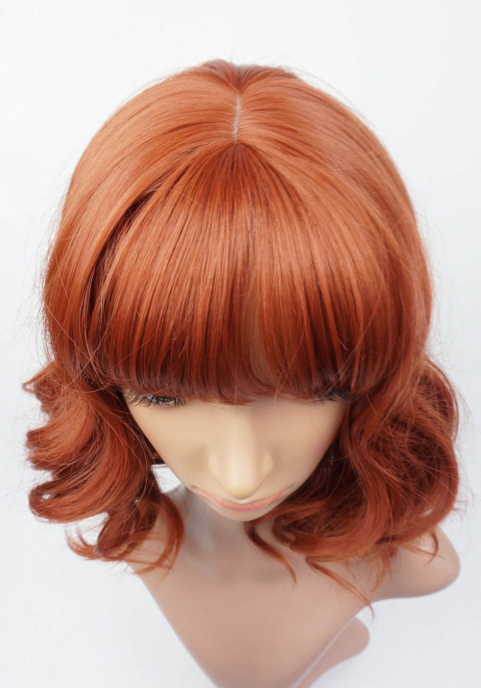 Thumbnail: W101 Auburn Shoulder Length Wavy Ladies Wig
