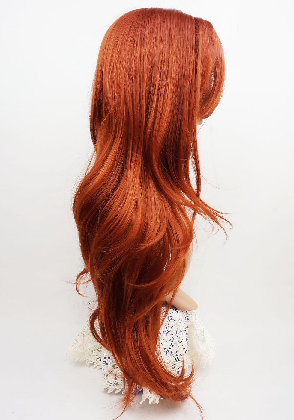 Thumbnail: W9 Copper Red Extra Long Wavy Skin Top