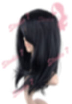 Thumbnail: W204 Jet Black Mid Length Wig