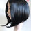 Thumbnail: W65 Jet Black Straight Wig Medium Length Bob