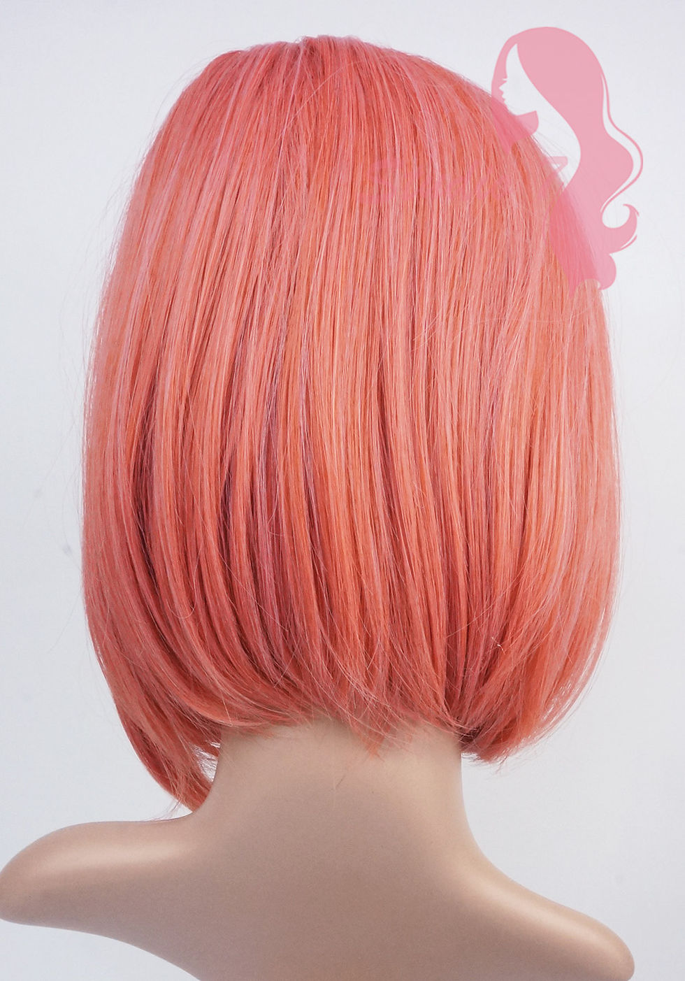 Thumbnail: W128 Salmon Pink Mid Length Bob