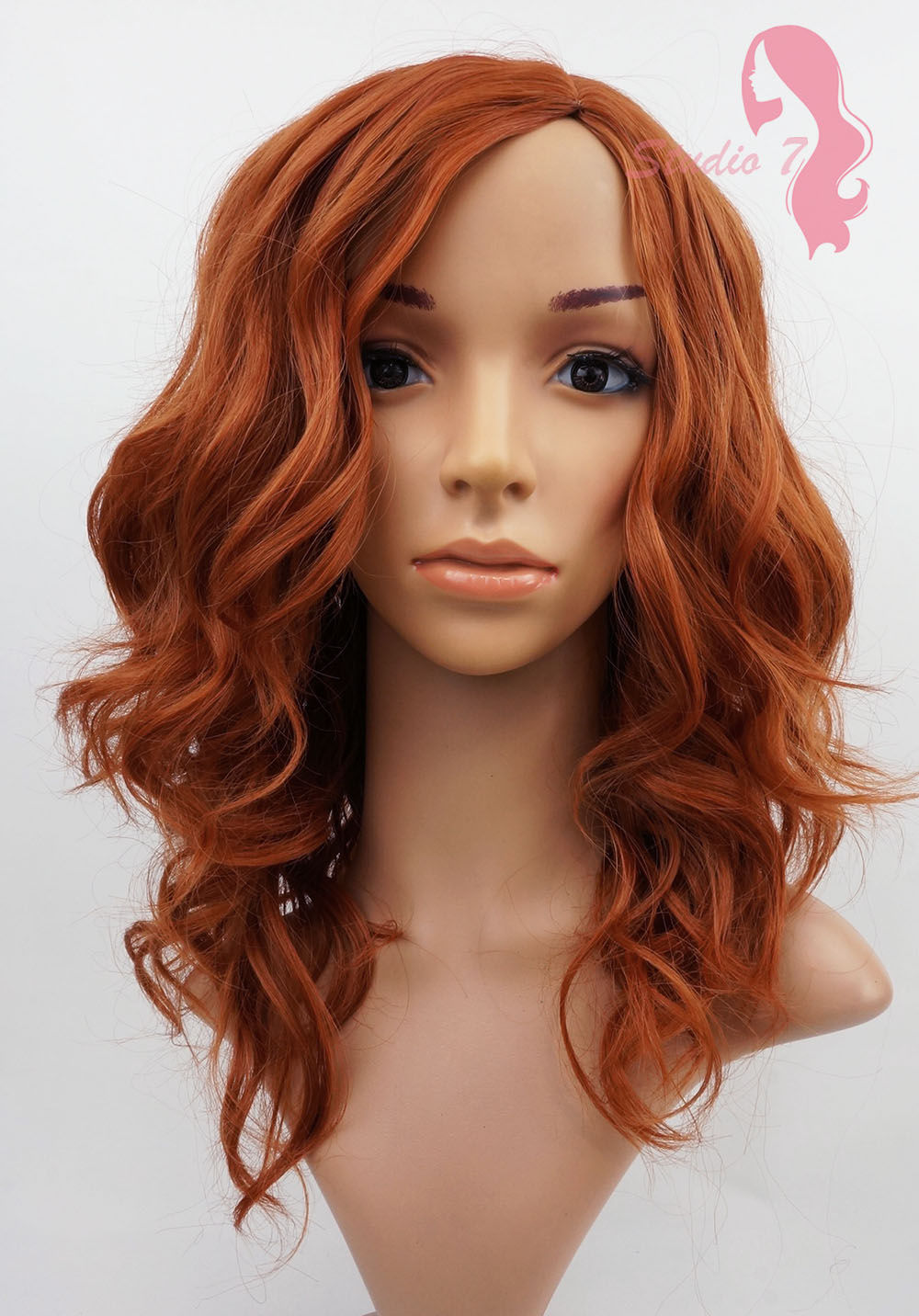 W92 Auburn Ginger Mix Beach Waves