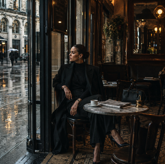 Stylish Traveler In London