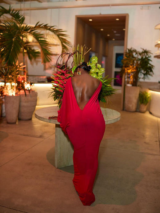 luna red dress Lane + Sass Luna Maxi
